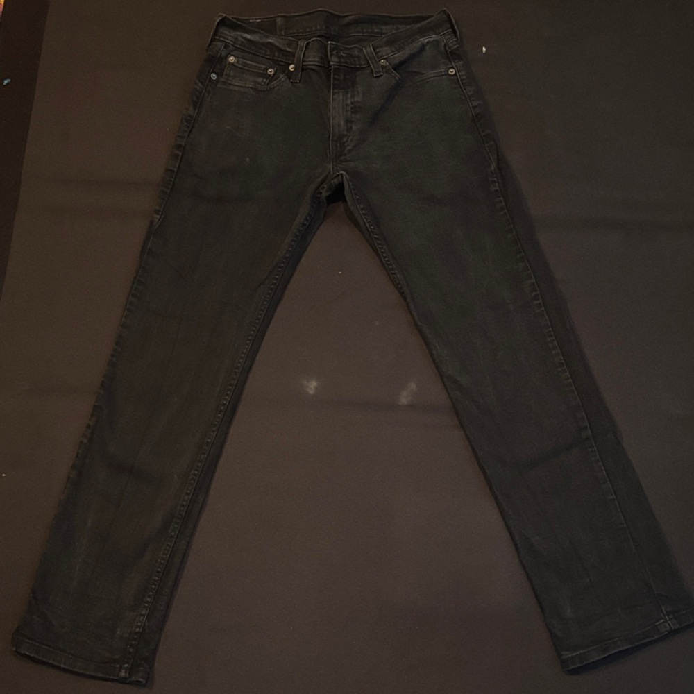Levi's Men's Dark Gray Straight Jeans